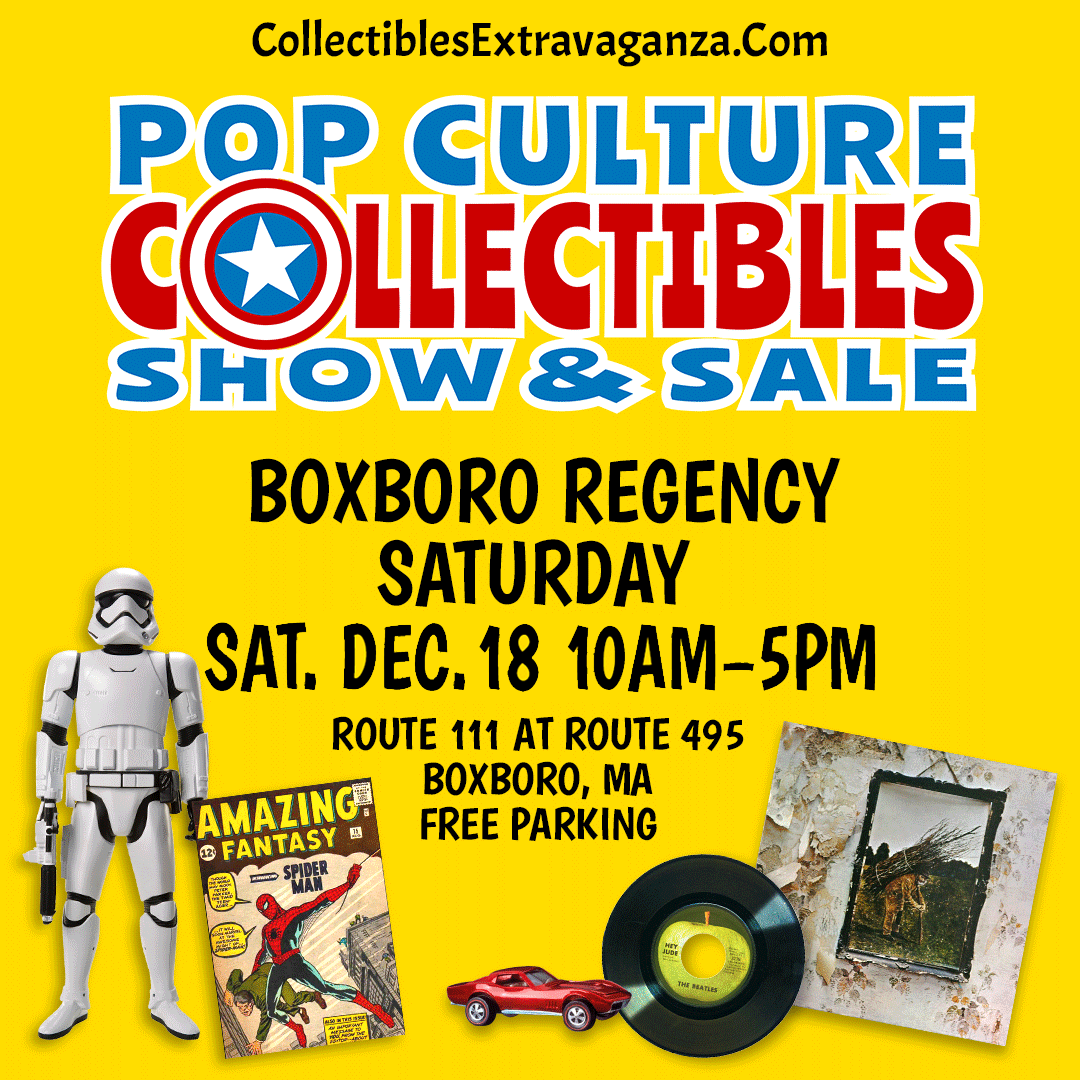 Pop Culture Collectibles Show & Sale - December 2021