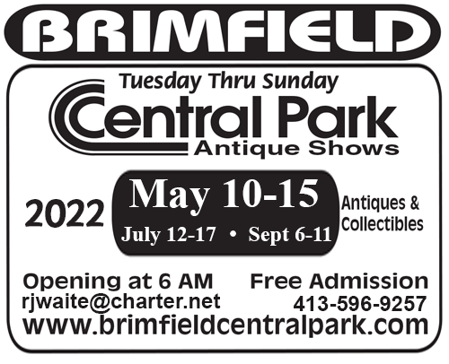 Brimfield Central Park Antique Shows - 2022