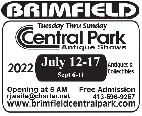 Brimfield Central Park Antique Shows - 2022