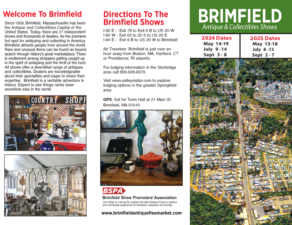 BSPA Brimfield Show Dates 2024